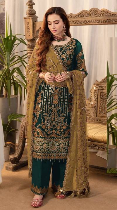 DN 903 BY SITARAH DESIGNER GEORGETTE SALWAR SUIT WHOLESALER IN INDIA